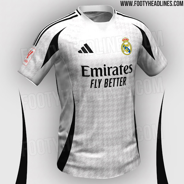 Camiseta del Real Madrid 2024-25 (Foto: Footyheadlines)