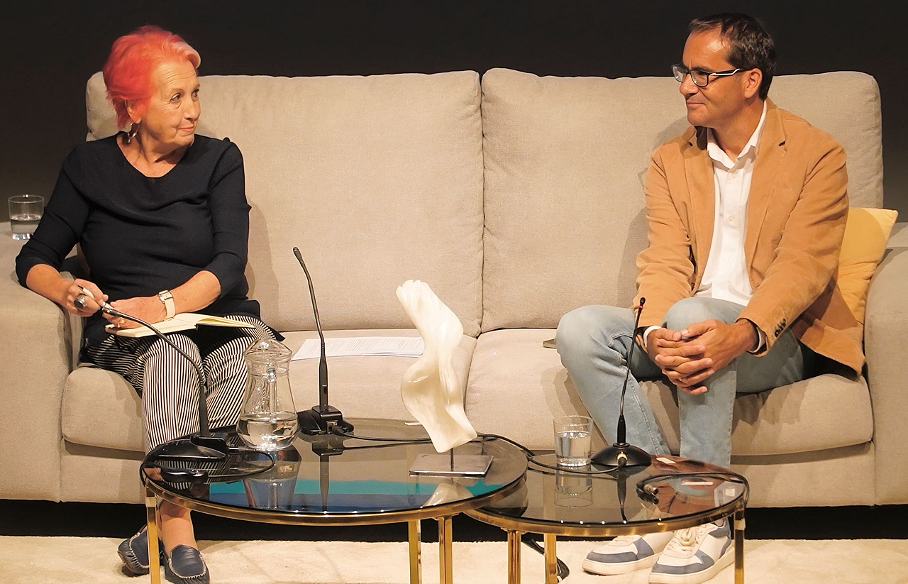 David Jiménez y Rosa María Calaf