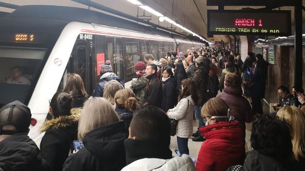 Sobresaturación del Metro de Madrid 