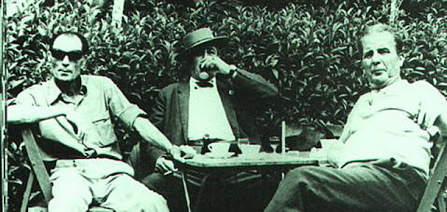 (De izquierda a derecha, Vicente López Copete, Bernardo Sánchez Bascuñana y Antonio López Sierra, los tres ultimos verdugos españoles)